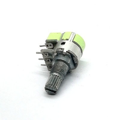 Dual 12mm Rotary Potentiometer Carbon Film 100k Volume Control 6 Pin