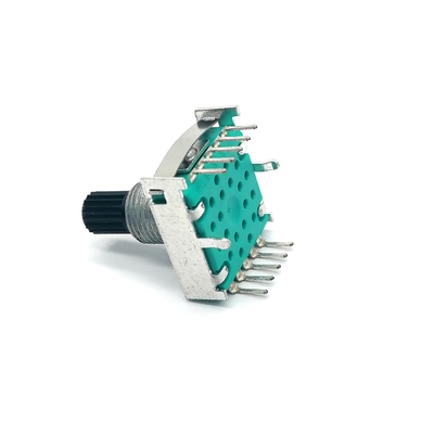 17mm Single Pole Triple Throw Rotary Switch 0.3A 100k Log Potentiometer