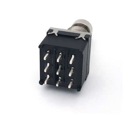 Latching Guitar Pedal Foot Switch DPDT 4 Pin Toggle For Guitar Effect Pedal