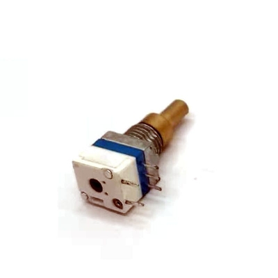 Brass 250VAC Rotary Switch Potentiometer Volume Knob 8mm For Speaker