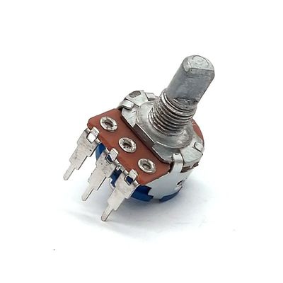 quality  150V AC 500k Potentiometer With Switch 15mm 3 Position Mixer Console factory
