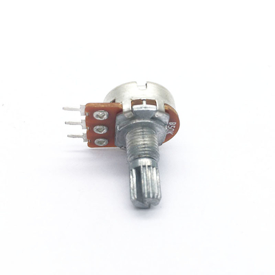 WH148 Rotary Potentiomer Long Life Volume Control Linear B50K B10K Potentiometer Carbon Film Potentiometer For Audio