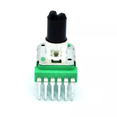 R1116G 11 Mm Dual Gang Metal Shaft Carbon Film Rotary Potentiometer B10k 50K 100K