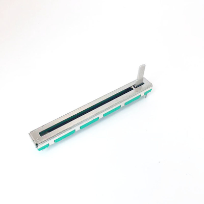 C6044G Dual Potentiometer Carbon Film Slide Potentiometer 60mm Travel 5K 10K Linear Stereo Potentiometer