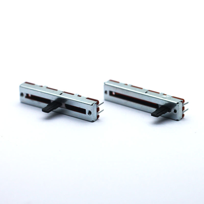 China Manufacturer Of  Slide Potentiometer With Switch 30mm Travel Linear 5k 10k Ohm Potentiometer 100k Potentiometer