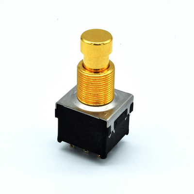 Manufacturer Of Soft Click 3PDT Guitar Effect Pedal Foot Switch 9 Pin Effect Foot Switch Push Button Switch