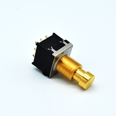 Manufacturer Of Soft Click 3PDT Guitar Effect Pedal Foot Switch 9 Pin Effect Foot Switch Push Button Switch