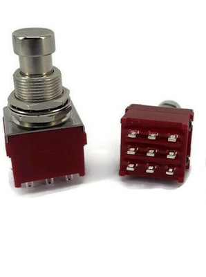 Manufacturer Of Soft Click 3PDT Guitar Effect Pedal Foot Switch 9 Pin Effect Foot Switch Push Button Switch