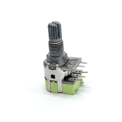 Dual 12mm Rotary Potentiometer Carbon Film 100k Volume Control 6 Pin