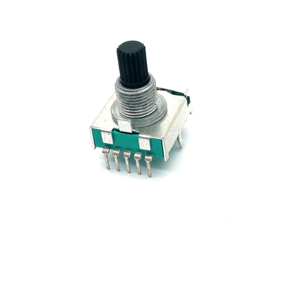 17mm Single Pole Triple Throw Rotary Switch 0.3A 100k Log Potentiometer