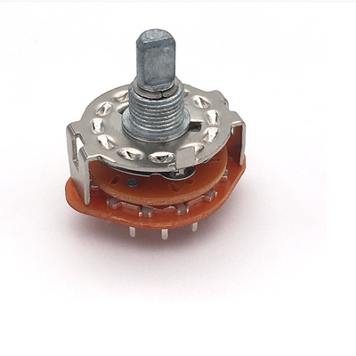 DC500V 2 Pole 6 Position Rotary Switch 100ohm Cts 5 Way