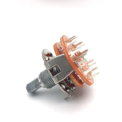 DC500V 2 Pole 6 Position Rotary Switch 100ohm Cts 5 Way