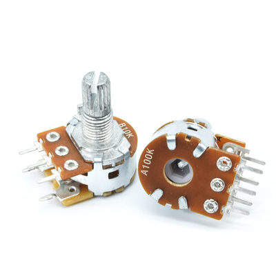 Spline Rotary Switch Potentiometer 500k With Switch Used By Walkie Talkie