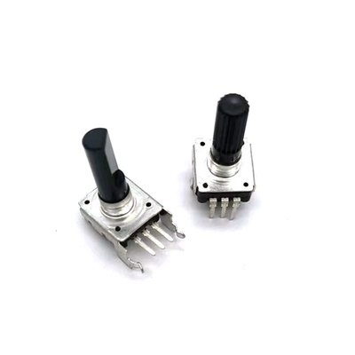 Metal 5 Pin Rotary Encoder EC12 16 Position Without Switch For Electronic