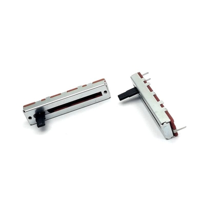 0.05W 10k Ohm Slide Potentiometer 30mm Dual Linear PC Pin