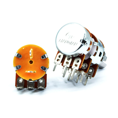 Vertical  5k Audio Taper Potentiometer 16mm Double Gang Potentiometer