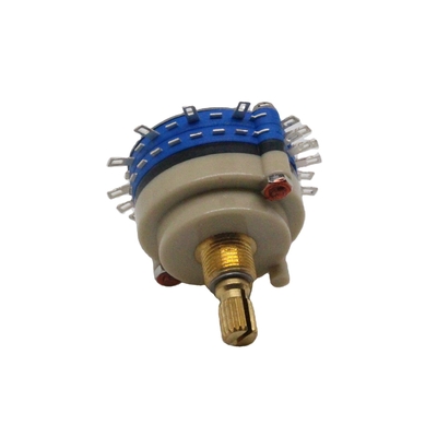 High Precision  Continuous Rotary Switch 100ohm Multi Pole Rotary Switch