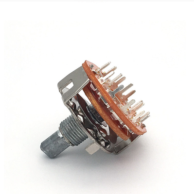 DC500V Continuous Rotary Switch 100ohm 4 Pole Selector Switch 2 Position