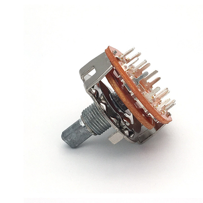 0.3A Continuous Rotary Switch  20MM 8 Way Selector Switch