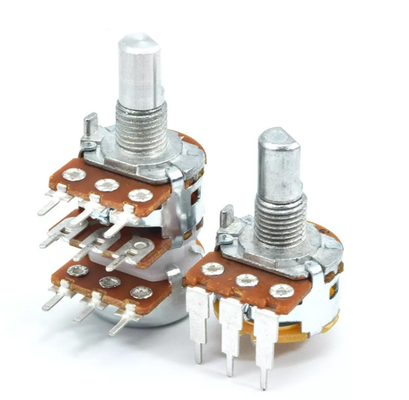 Carbon Film ROHS Rotary Potentiometer 200k Ohm 200k Potentiometer