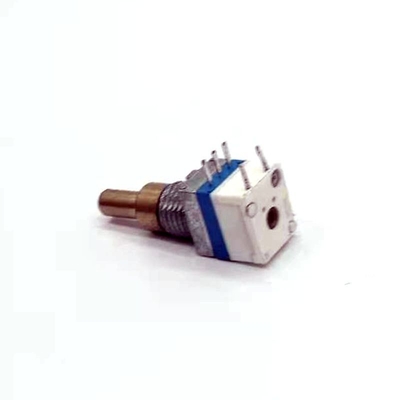 Brass 250VAC Rotary Switch Potentiometer Volume Knob 8mm For Speaker