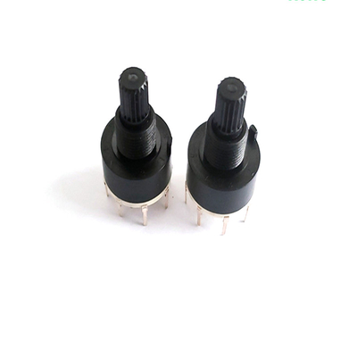 Plastic 16mm 8 Position Rotary Switch Single Pole  0.3A Heater Refrigerator