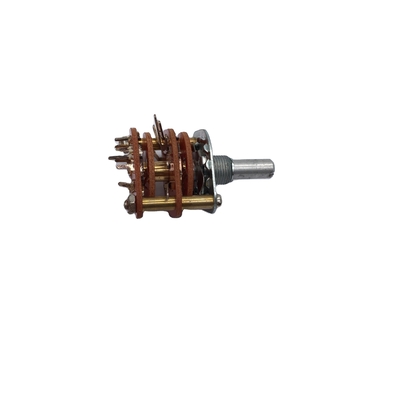 Two Layer 500V Multi Pole Rotary Switch Rohs 4 Pole 6 Position Rotary