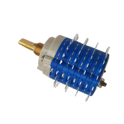 Multi Sections 38mm 24 Position Rotary 500V Continuous Rotary Switch