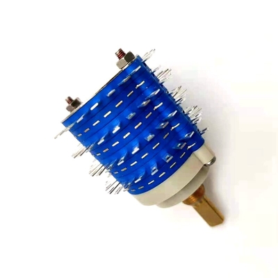 Multi Sections 38mm 24 Position Rotary 500V Continuous Rotary Switch