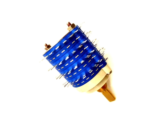Multi Sections 38mm 24 Position Rotary 500V Continuous Rotary Switch