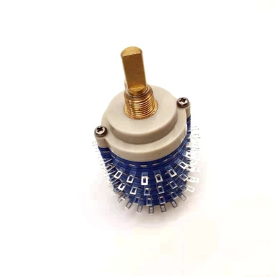 Multi Sections 38mm 24 Position Rotary 500V Continuous Rotary Switch