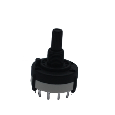 Diameter 26mm Rotary Band 0.3A Multi Position Rotary Switch For Fans Ovens