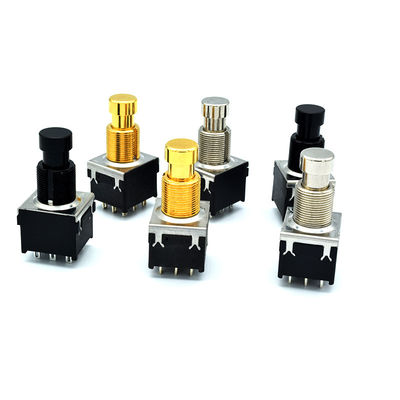 Manufacturer Of Soft Click 3PDT Guitar Effect Pedal Foot Switch 9 Pin Effect Foot Switch Push Button Switch