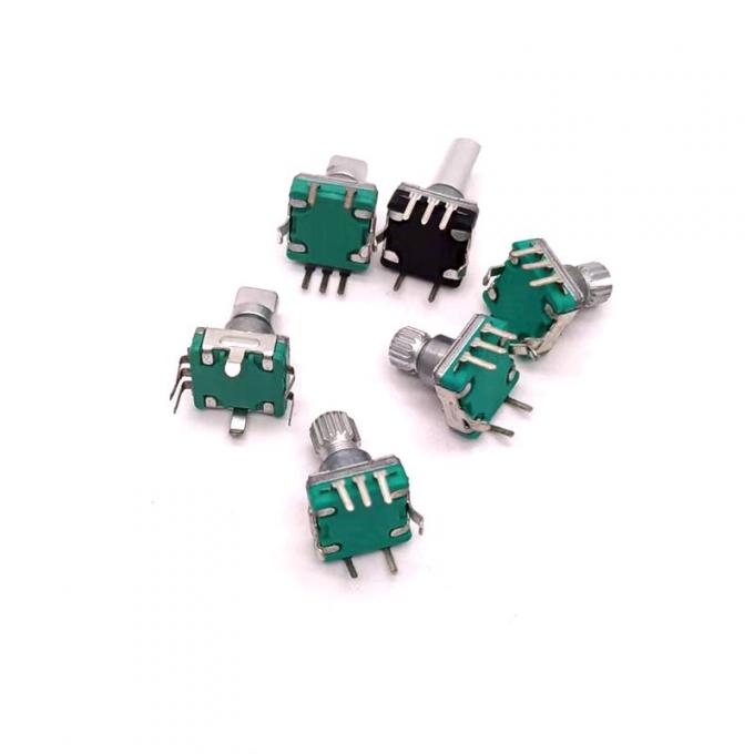 Incremental 5mA Dual Rotary Encoder Switch With Concentric Knobs 11mm